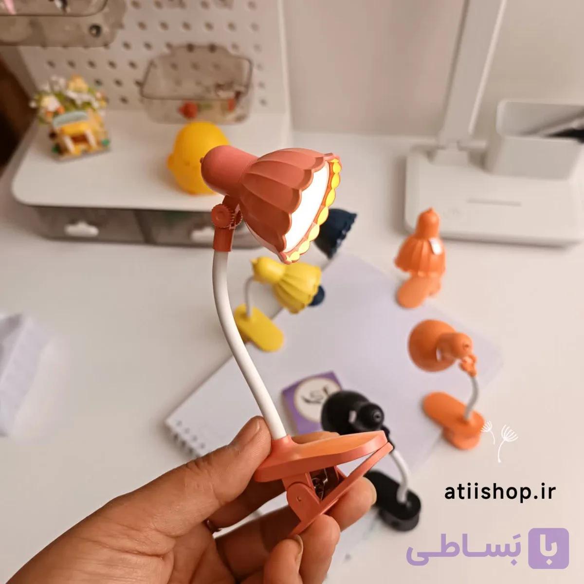 مینی چراغ مطالعه گیره ای — تصویر 1