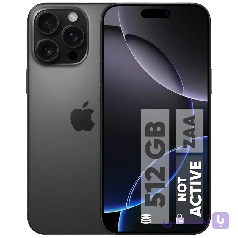 گوشی موبایل اپل مدل iPhone 16 Pro Max ZAA دو سیم کارت ظرفیت 512 گیگابایت و رم 8 گیگابایت (Not Active) — تصویر 1