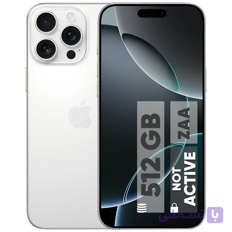 گوشی موبایل آیفون iphon 16pro zaa دوسیمکارت ظرفیت 512 رم 8 گیگابایت — تصویر 1