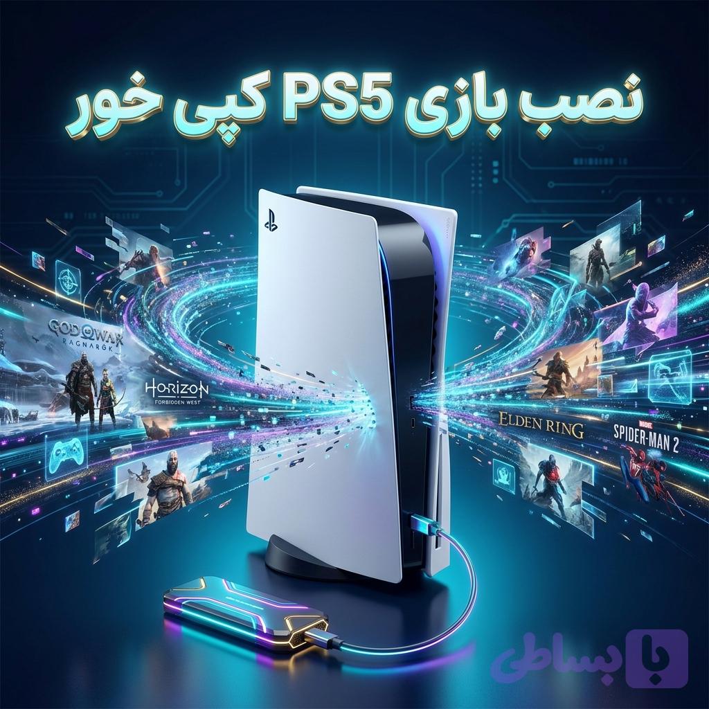 نصب بازی PS5 (کپی خور)