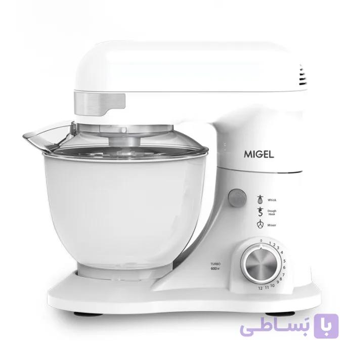 همزن برقی حرفه ای میگل کاسه دار مدل GKM610 — تصویر 1