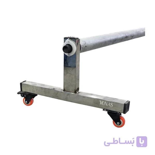 رول جمع کننده روکش استخر استیل با لوله گالوانیزه 5.5 متری یوناس — تصویر 1
