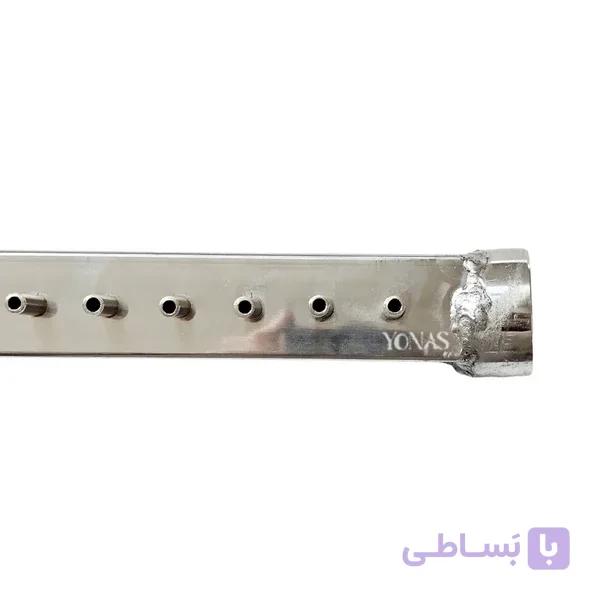 آبنما نازل بارانی استیل تک ردیفه 4 متری برند یوناس — تصویر 1