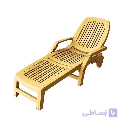 تخت کنار استخر تاشو چرخ دار مدل سامر — تصویر 1