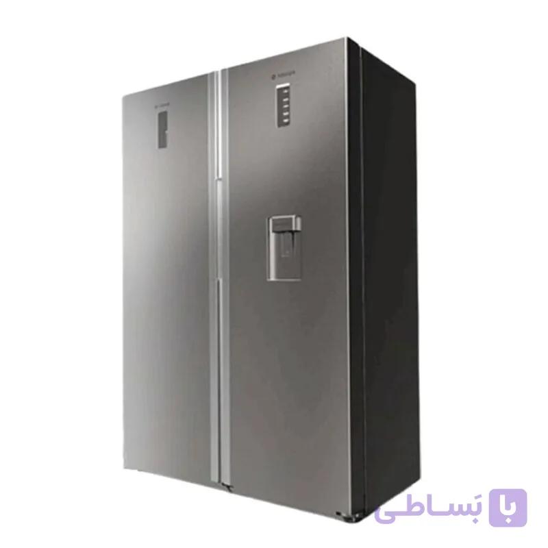 یخچال و فریزر دو قلو اسنوا مدل SFDi-M210GW/SRDi-M210GW — تصویر 1