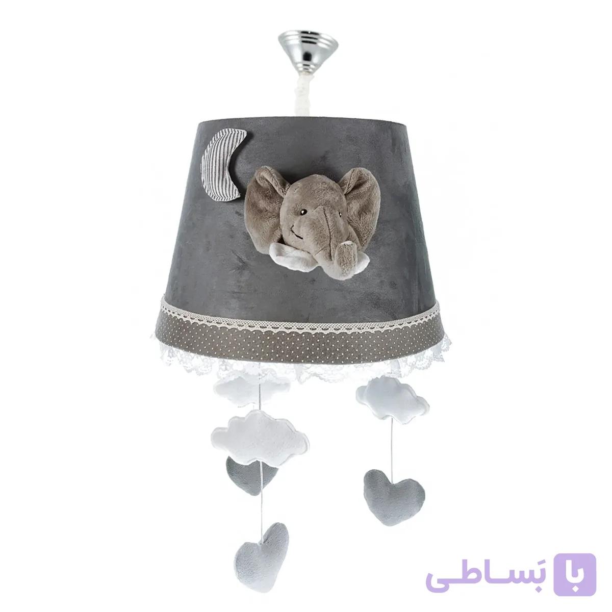 لوستر اتاق کودک نی نی سیس طرح فیل کد G&W — تصویر 1