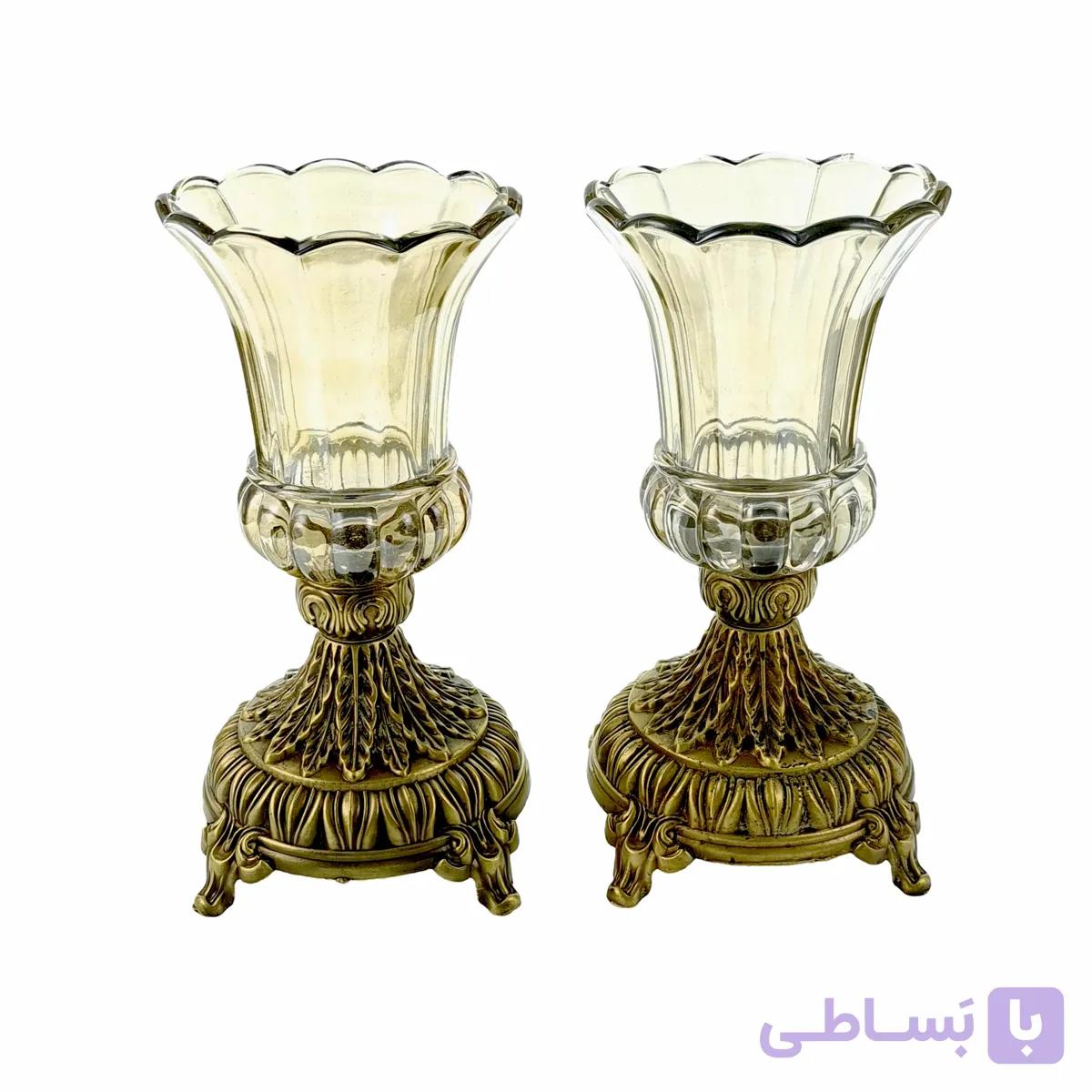 شمعدان مدل کرونادو کد Sh/K-26c مجموعه 2 عددی — تصویر 1