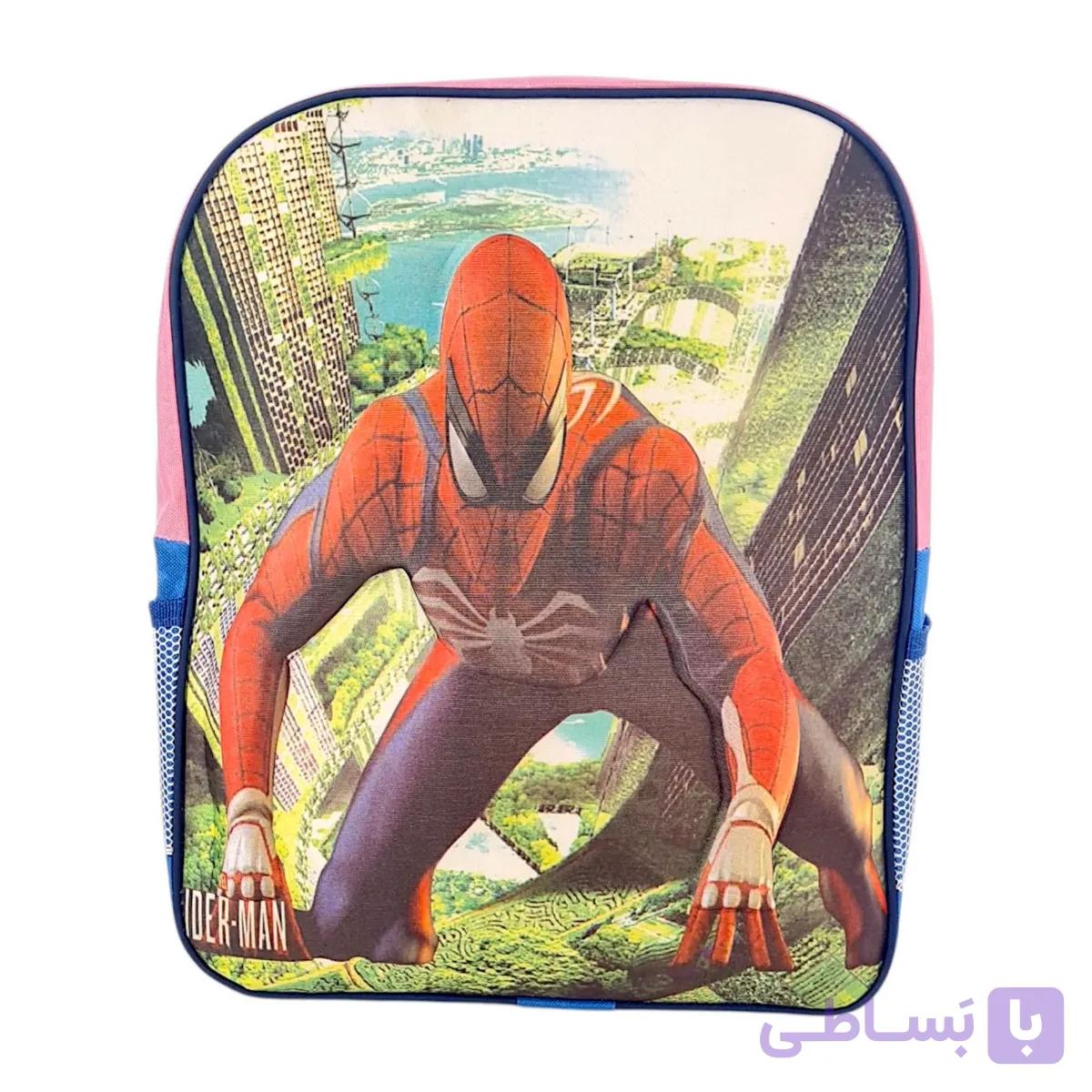 کوله پشتی بچگانه طرح مرد عنکبوتی SPIDER MAN مدل (اقتصادی) کد ECO-SPMAN — تصویر 1