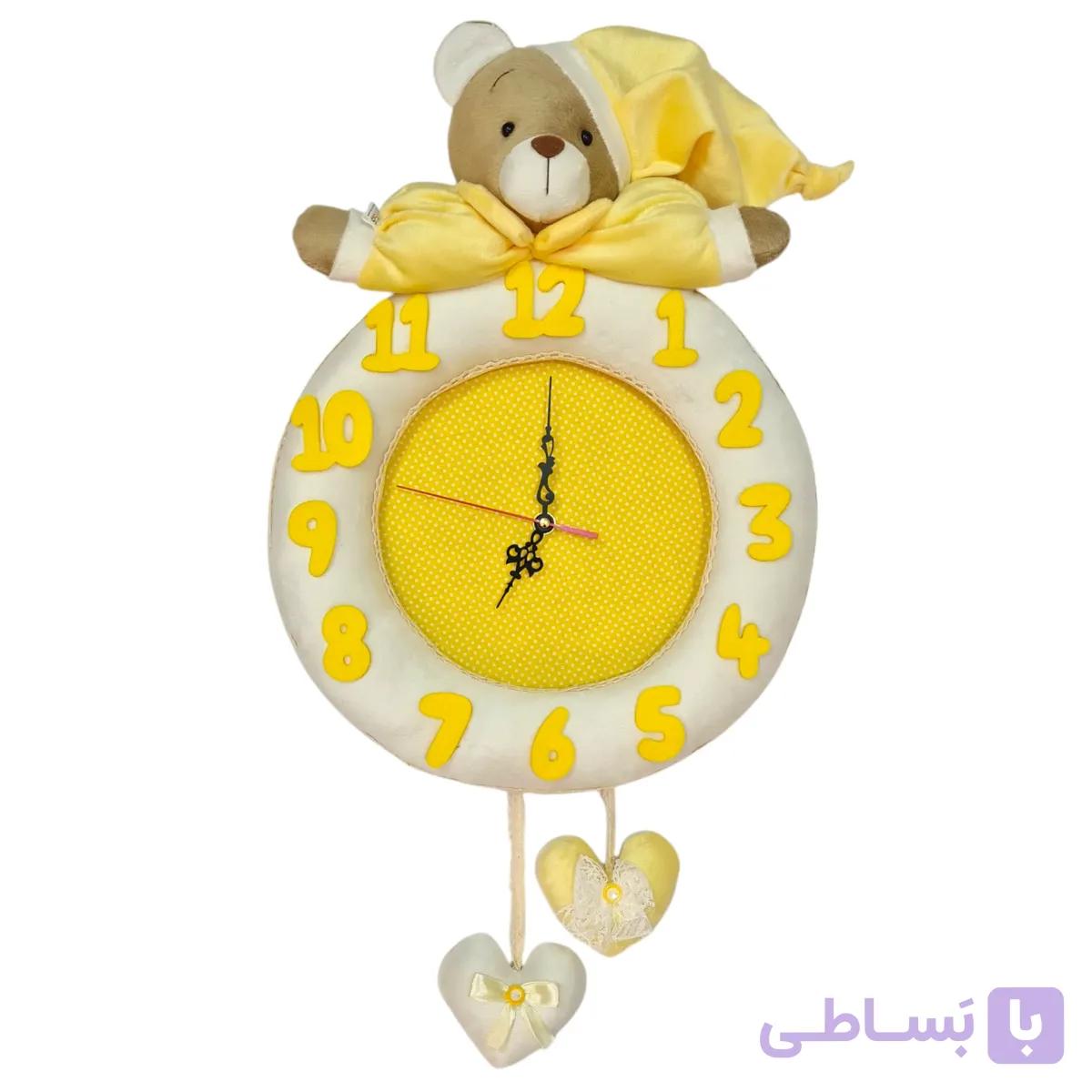 ساعت دیواری نی نی سیس طرح خرس نانان کد WNY — تصویر 1