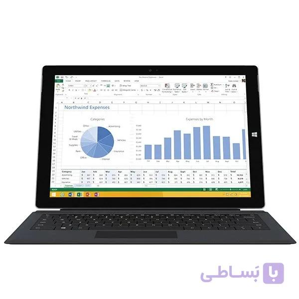 لپتاپ Surface Pro 3 استوک i5 / 4GB / 128GB / لمسی 12 اینچ — تصویر 1