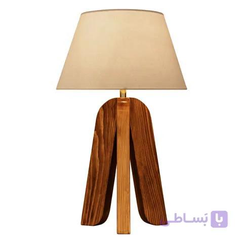 آباژور رومیزی سه پایه چوب N14