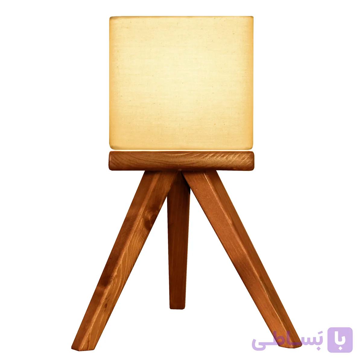 آباژور رومیزی سه پایه چوب N11s