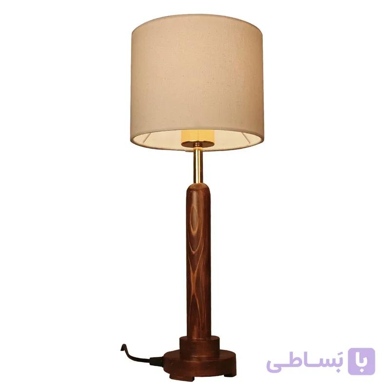 آباژور رومیزی پایه چوب N16s