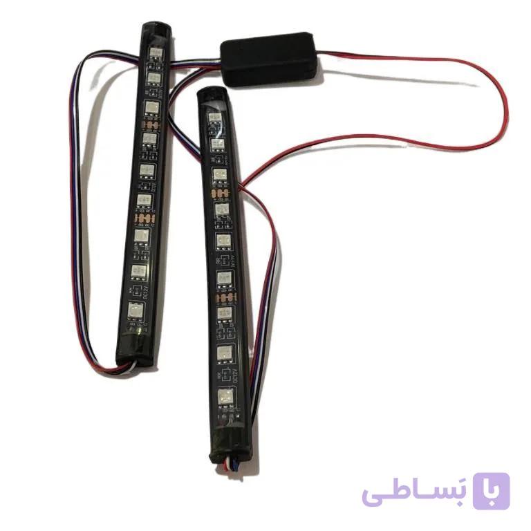چراغ فلاشر 7 رنگ 12 حالته خودرو و موتورسیکلت ژله ایی (جفتی)