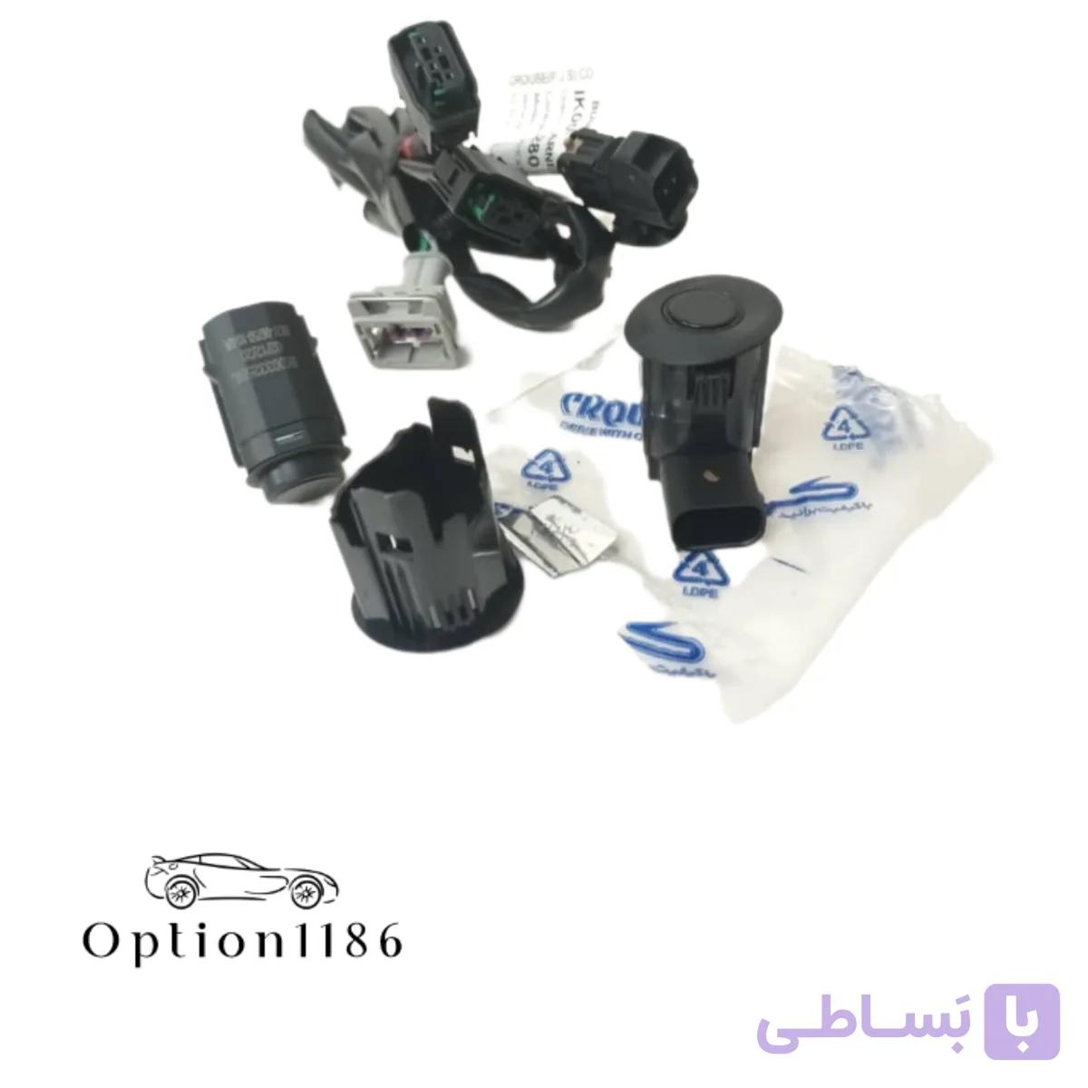 پک کامل سنسور دنده عقب کروز SPM با دسته سیم فابریک مخصوص ۲۰۶ و ۲۰۷ — تصویر 1