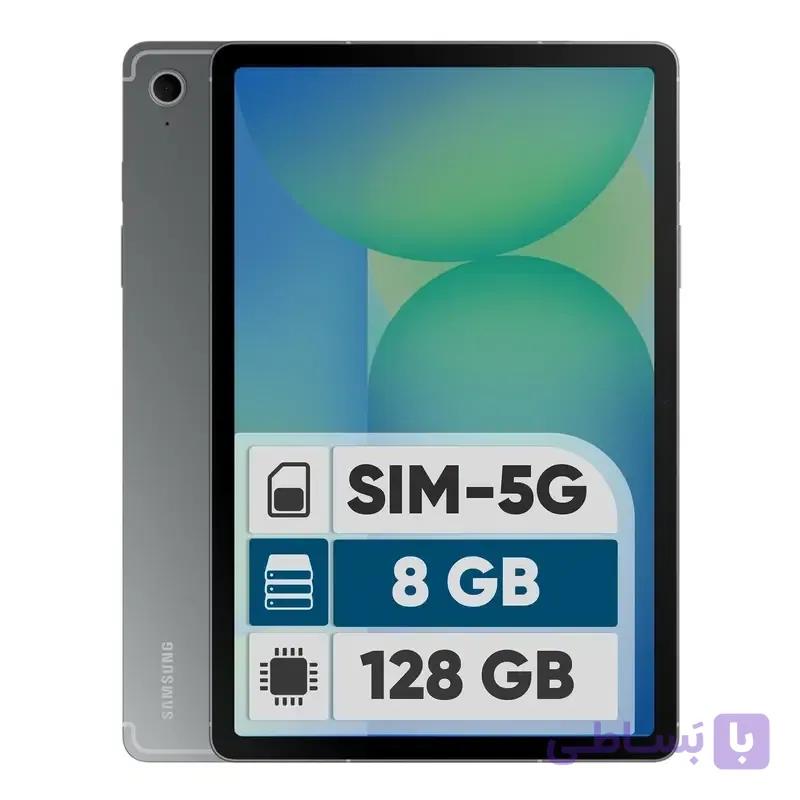 تبلت سامسونگ مدل Galaxy Tab S10 FE+ 5G بدون ریجستر 8 گیگ 128 سیلور — تصویر 1