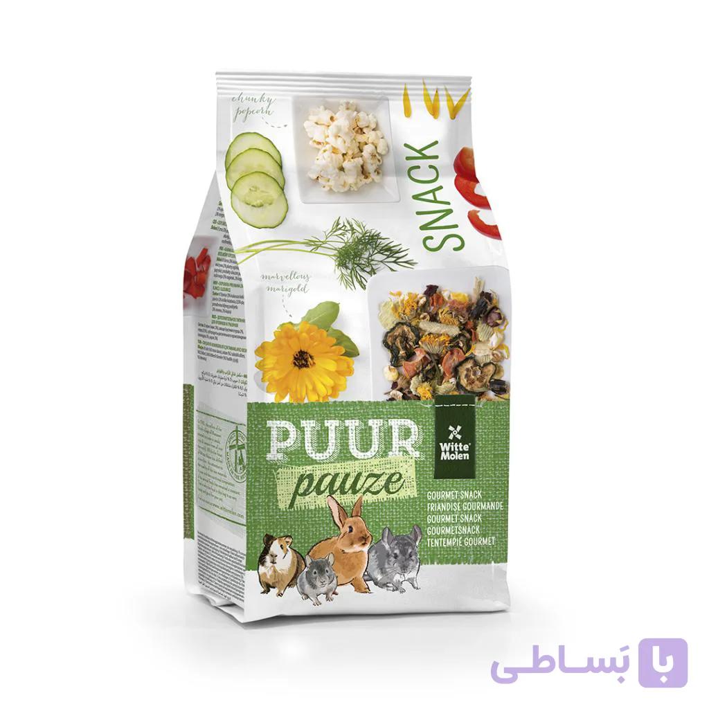 غذای خرگوش و جوندگان Witte Molen مدل Puur Pauze Snack Muesli — تصویر 1