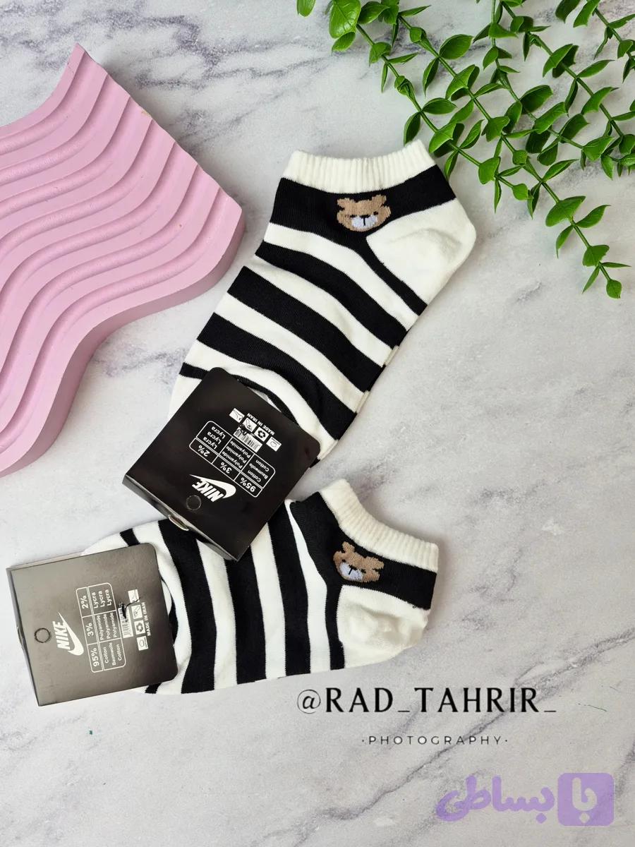 جوراب راه راه تدی