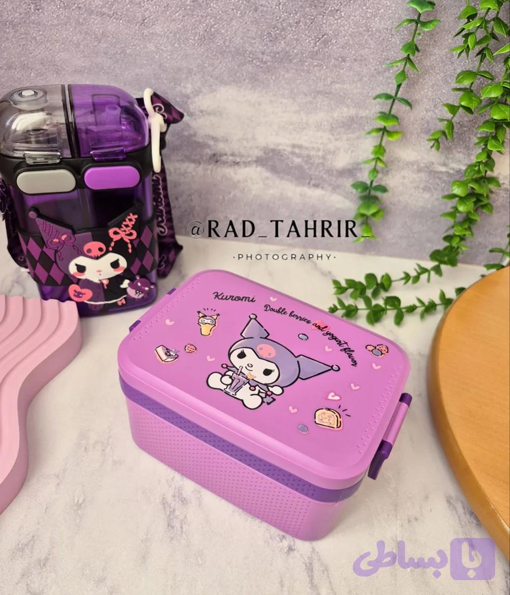 ظرف غذای دو طبقه سایز بزرگ داخل استیل کرومی درجه یک