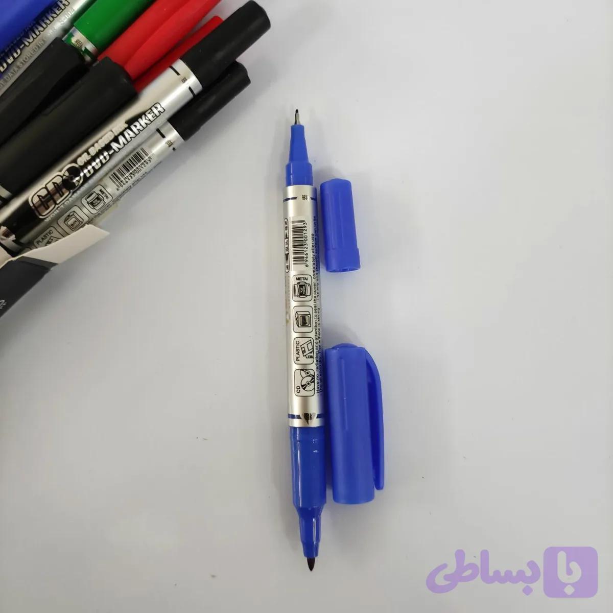 ماژیک CD دو سر یا ماژیک غیر وایت