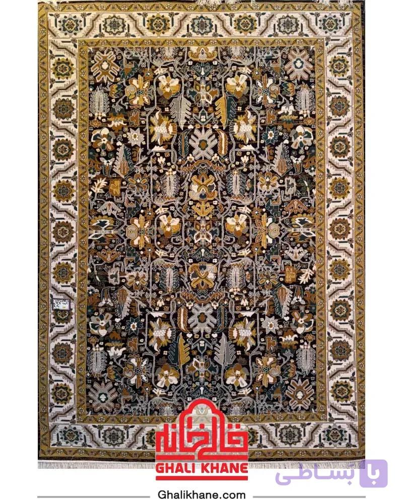 فرش ستاره کویر یزد کلکسیون سلطان آباد 500 شانه کد L-304-4090
