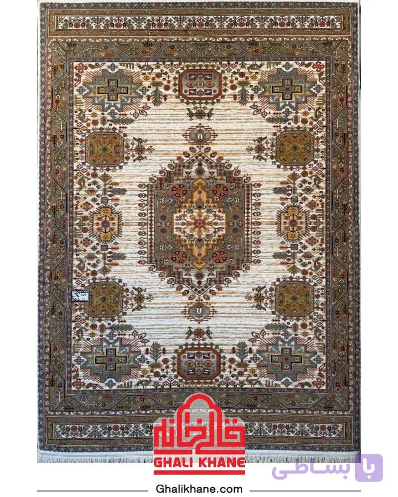 فرش ستاره کویر یزد کلکسیون شاهکار نوین 700 شانه کد YN-N120-2501