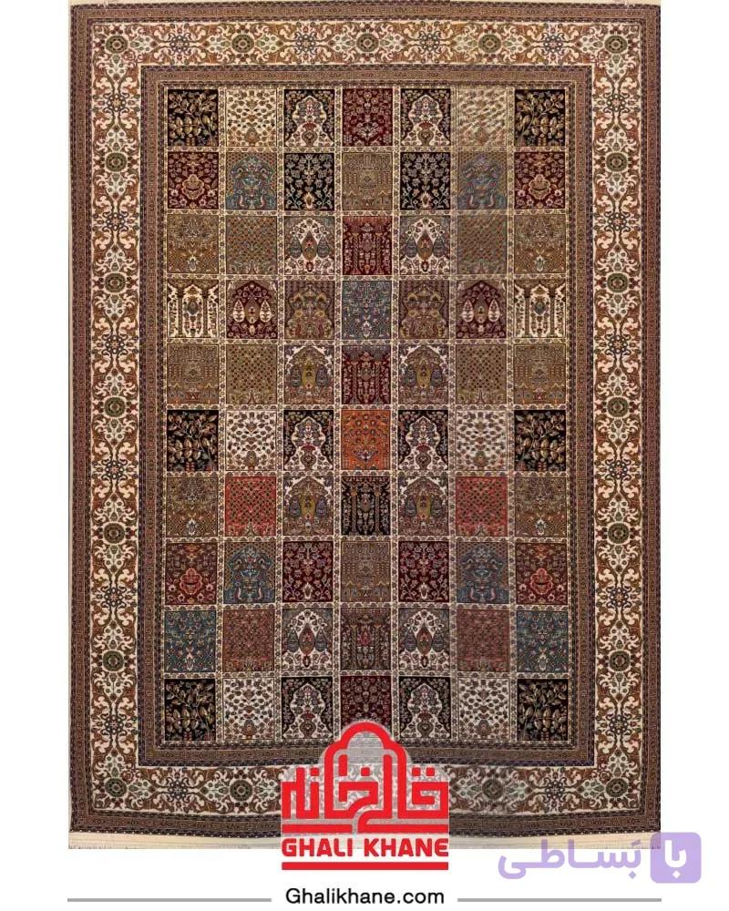 فرش ستاره کویر یزد کلکسیون شاهکار نوین 700 شانه کد YN-N005-2500