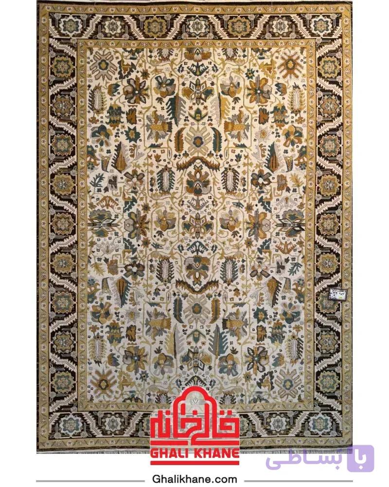 فرش ستاره کویر یزد کلکسیون سلطان آباد 500 شانه کد L-304-4009