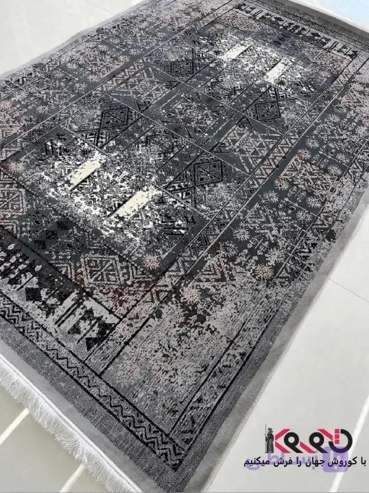 فرش فانتزی فیلی 700 شانه ارزان قیمت طرح آیدا — تصویر 1