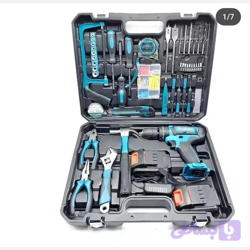 دریل شارژی ماکیتا پک کامل مدل B-kitblue