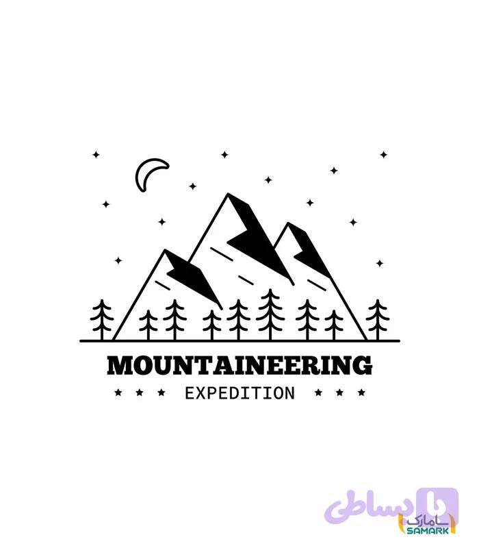 استیکر کوهنوردی mountaineering