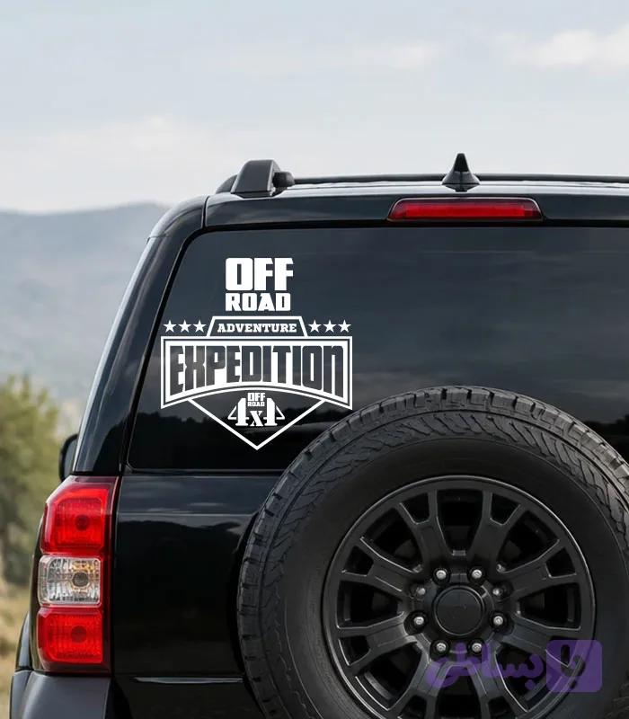 استیکر آفرودی offroad adventure expedition