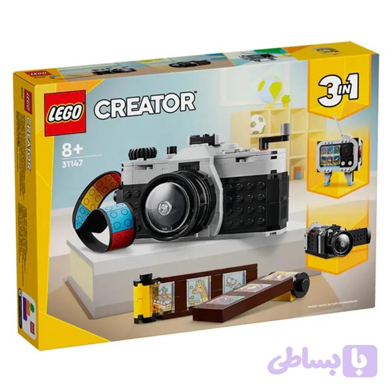 لگو ۲۶۰ تکه سری Creator مدل Retro Camera کد 31147