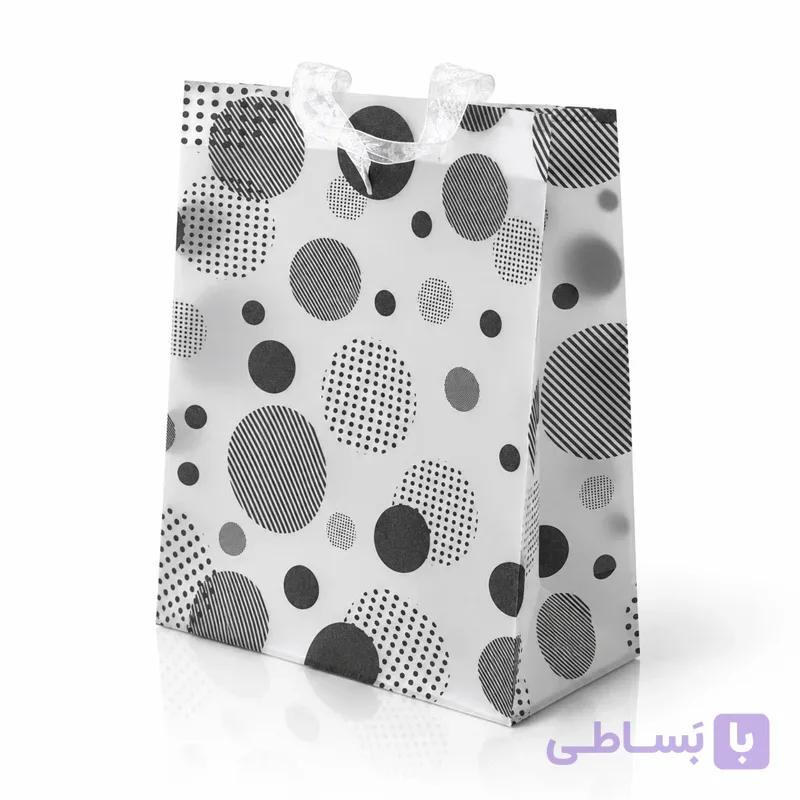 پاکت خارجی طلقی مات بزرگ مشکی بسته 12عددی — تصویر 1