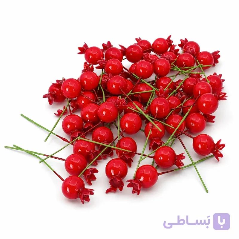 انار مصنوعی ساقه دار خارجی 30م 50عددی — تصویر 1