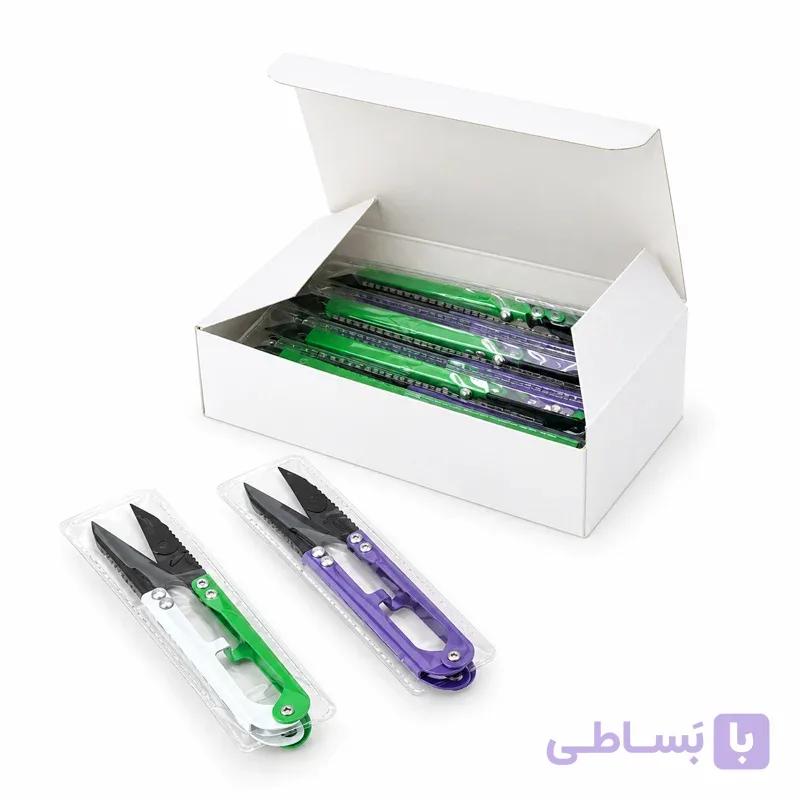 قیچی نخ زن کوچک بسته 12تایی — تصویر 1