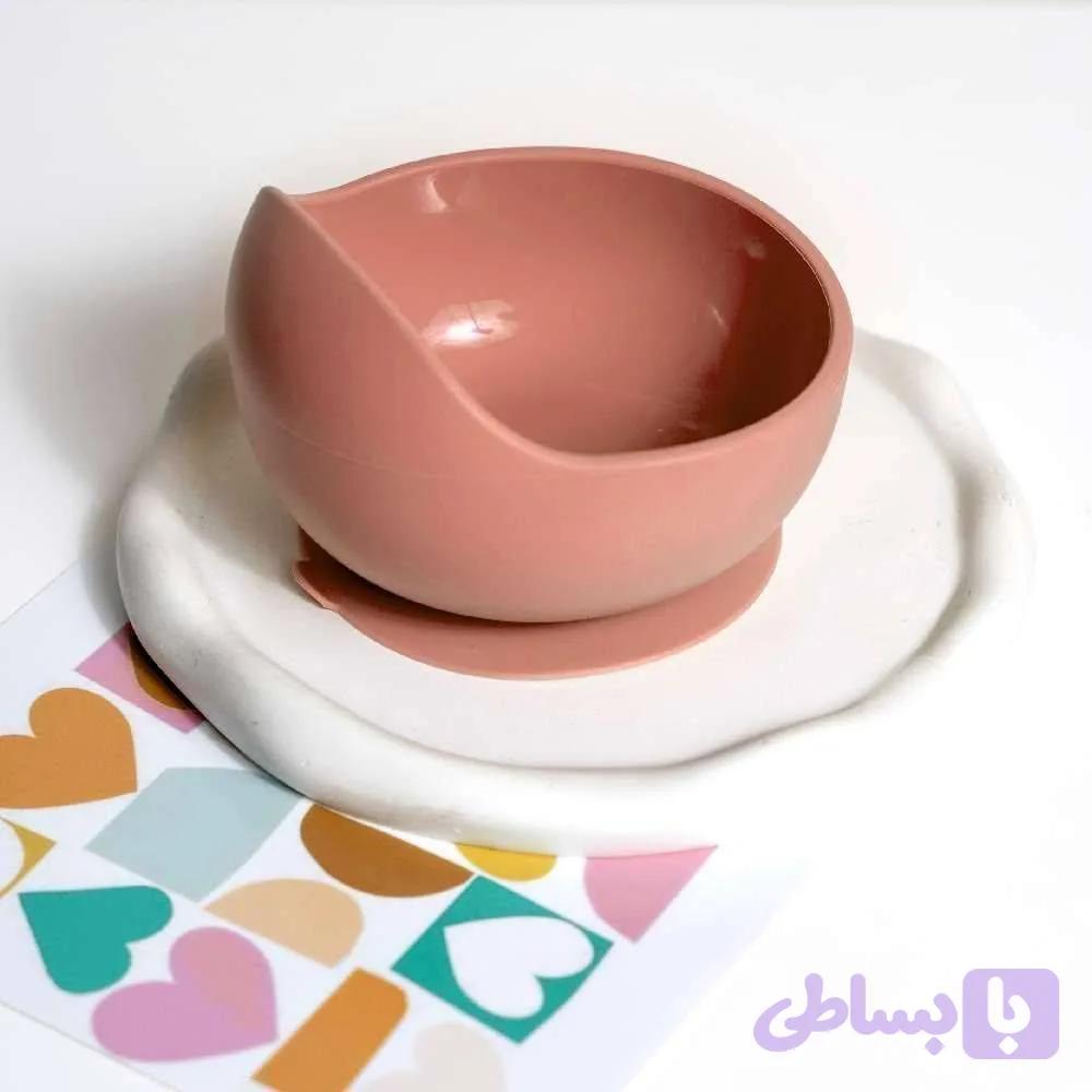 کاسه سیلیکونی هلویی