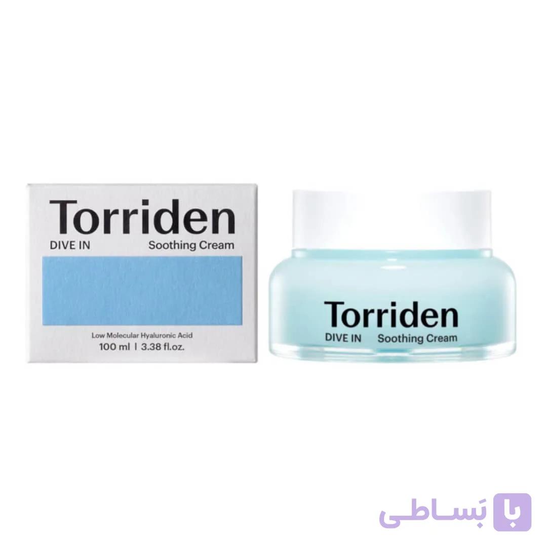 کرم آبرسان و تسکین دهنده هیالورونیک اسید توریدن حجم 100 میلی لیتر — تصویر 1