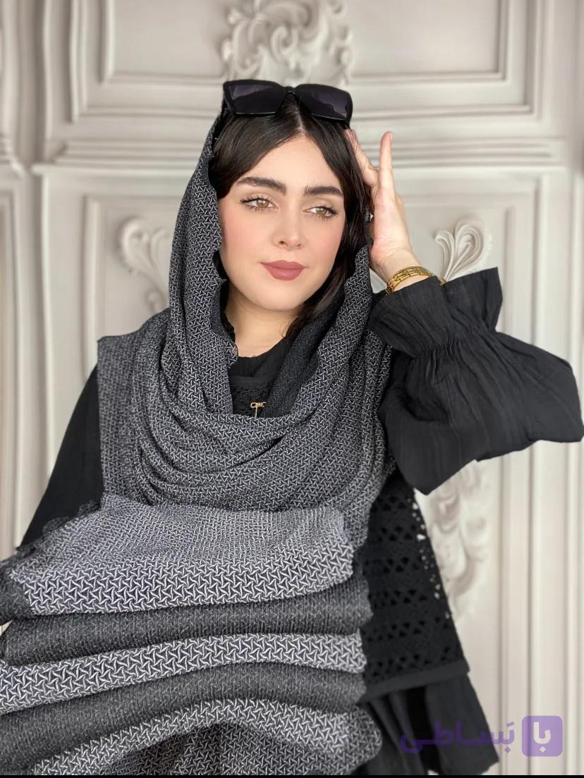 شال شنی دور دالبور طرح پلنگی