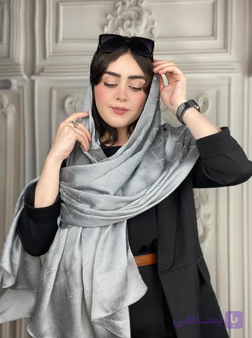 شال فول نگین الماسی
