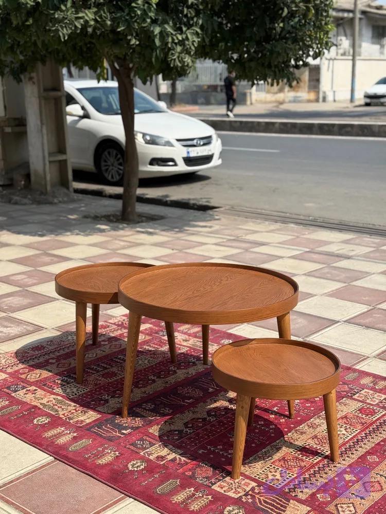 میز جلو مبلی گرد — تصویر 1