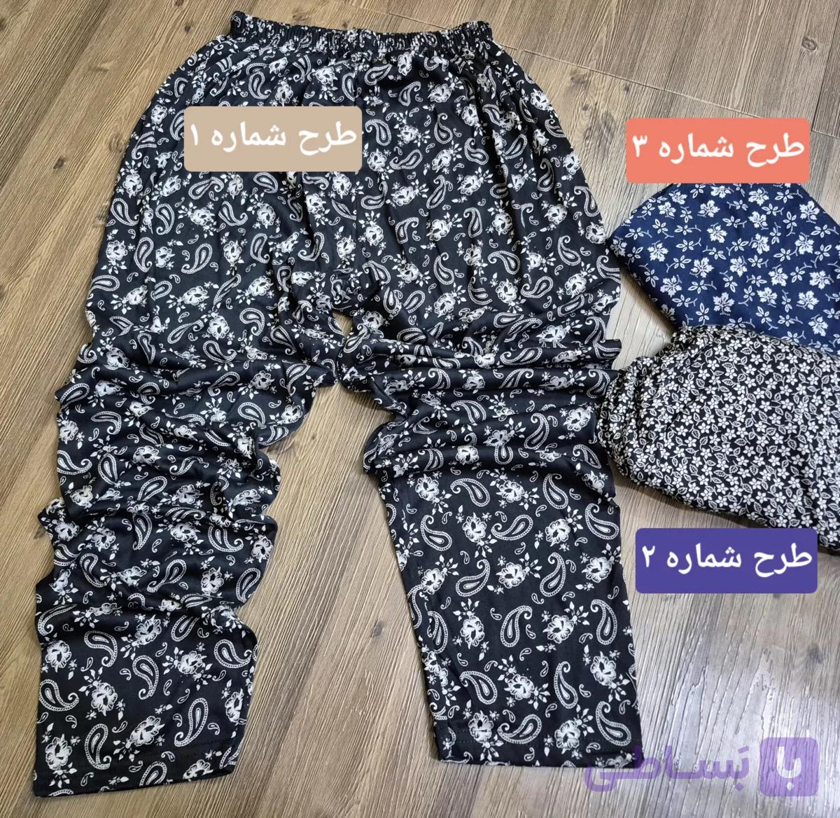 شلوار راحتی قواره دار جنس ویسکوز اعلا — تصویر 1