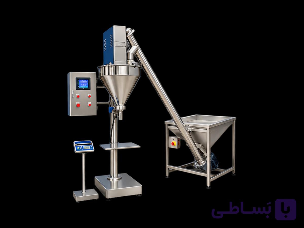 دستگاه کیسه پرکن نیمه اتومات