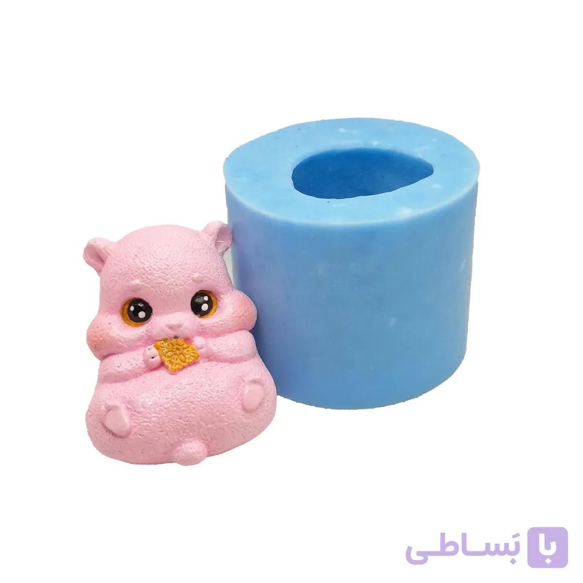 قالب سیلیکونی همستر نشسته — تصویر 1