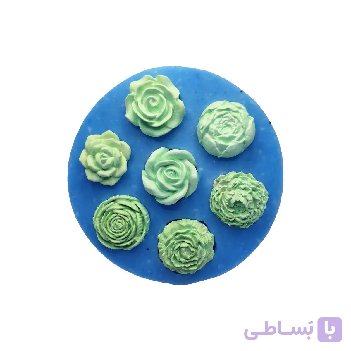 قالب سیلیکونی هفت گل وارمری — تصویر 1