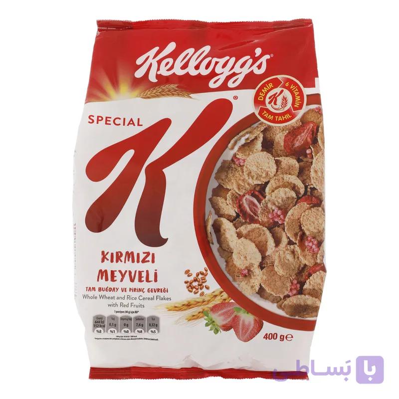 کورن فلکس میوه های قرمز اسپشیال کی کلاگز 400 گرم — تصویر 1