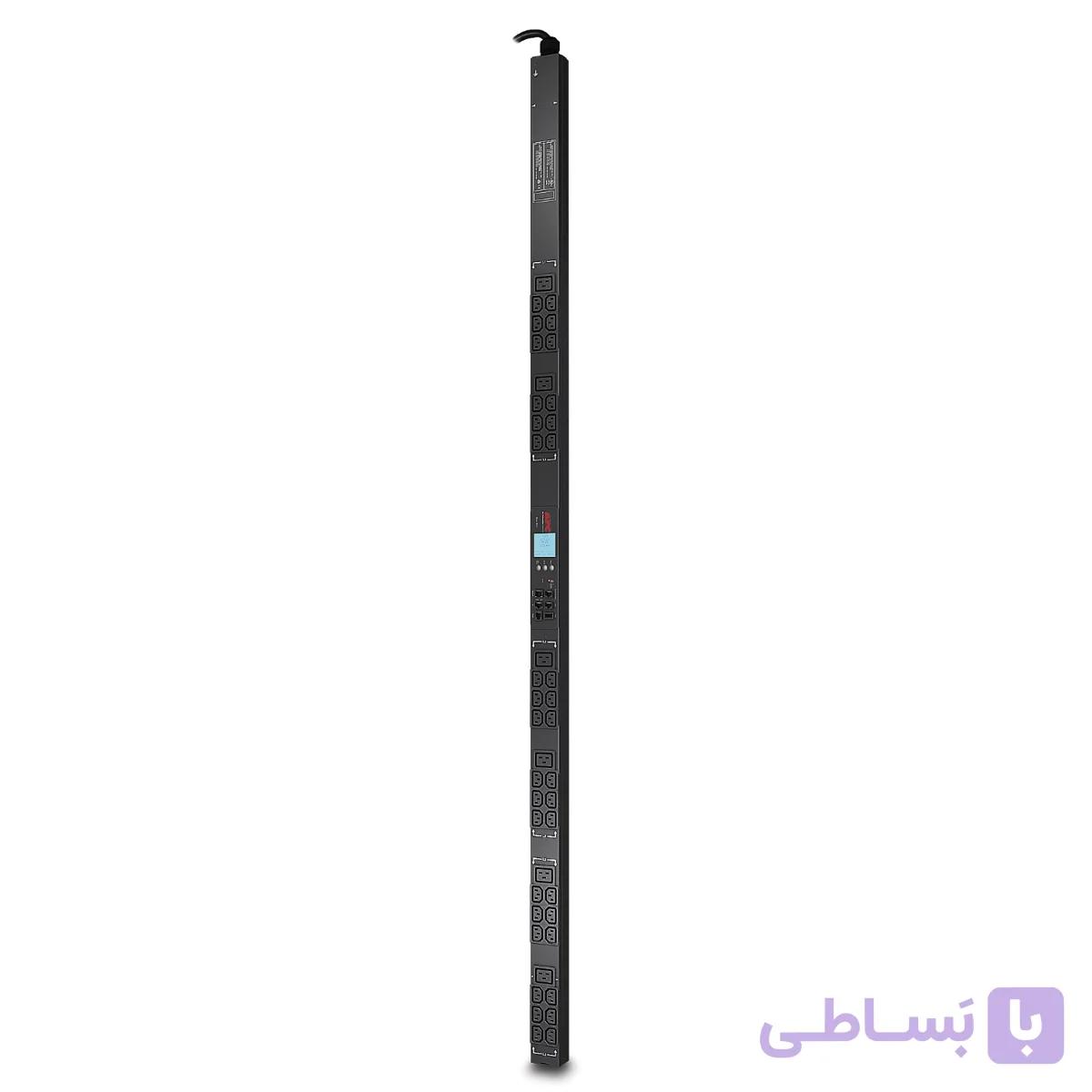 پاور ماژول رک PDU برند APC سه فاز Metered به همراه 42 پورت C13 و C19 مدل AP8881