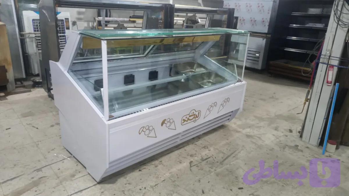 تاپینگ بستنی ۱۶ لگن صنعتی