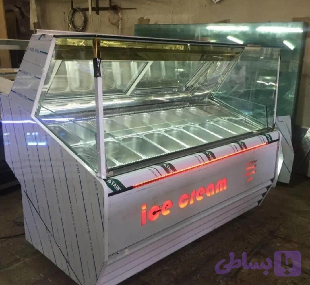 تاپینگ بستنی ۱۸ لگن صنعتی