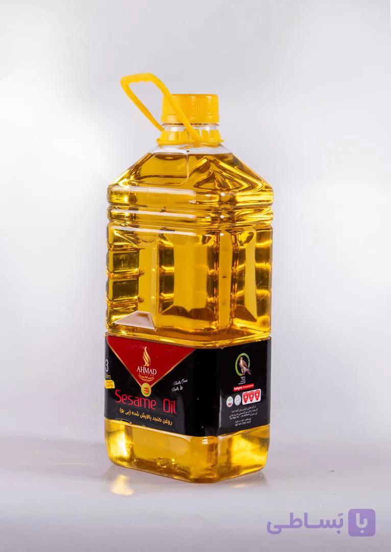 روغن کنجد پالایش شده(بدون بو) ۳ لیتری
